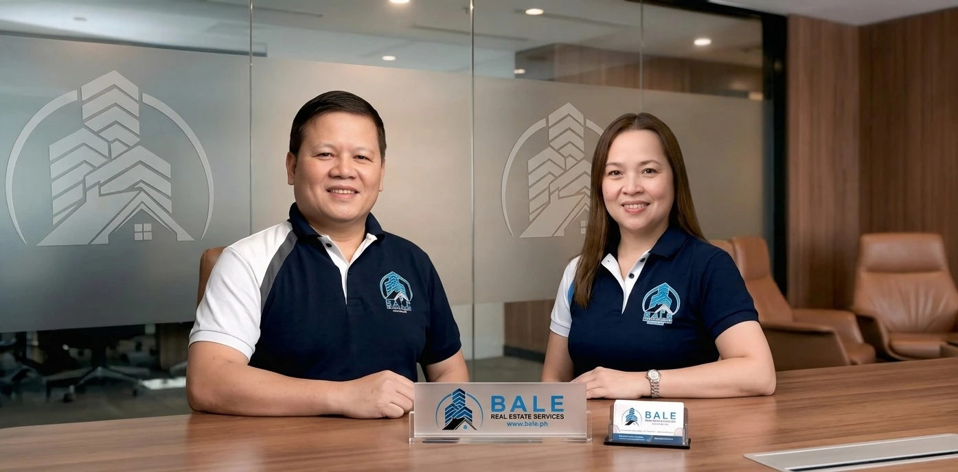 Husband and wife owners of Bale Real Estate Services, trusted real estate brokers helping clients invest in condominiums and properties in Pampanga and across the Philippines.